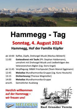 Hammegg-Programm 2023 - Flyer Vorderseite